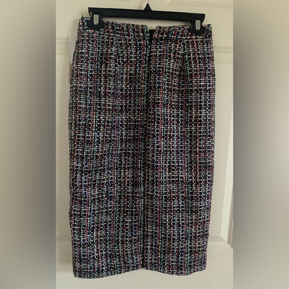 New Halogen multicolored tweed pencil skirt - Picture 4 of 5